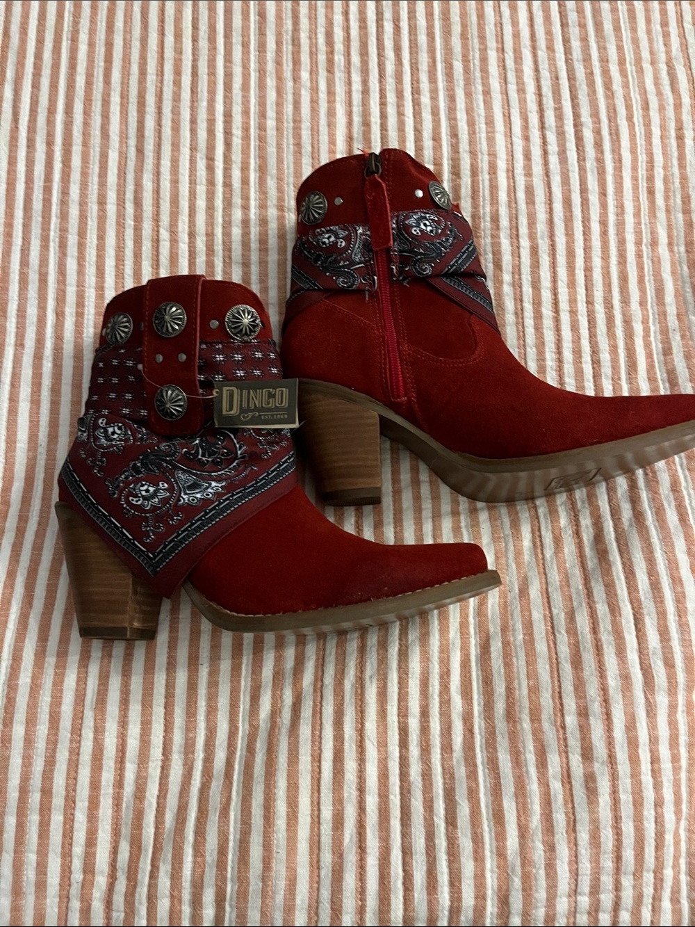 Dingo 1969 “Bandida” Cowgirl Ankle Boots
